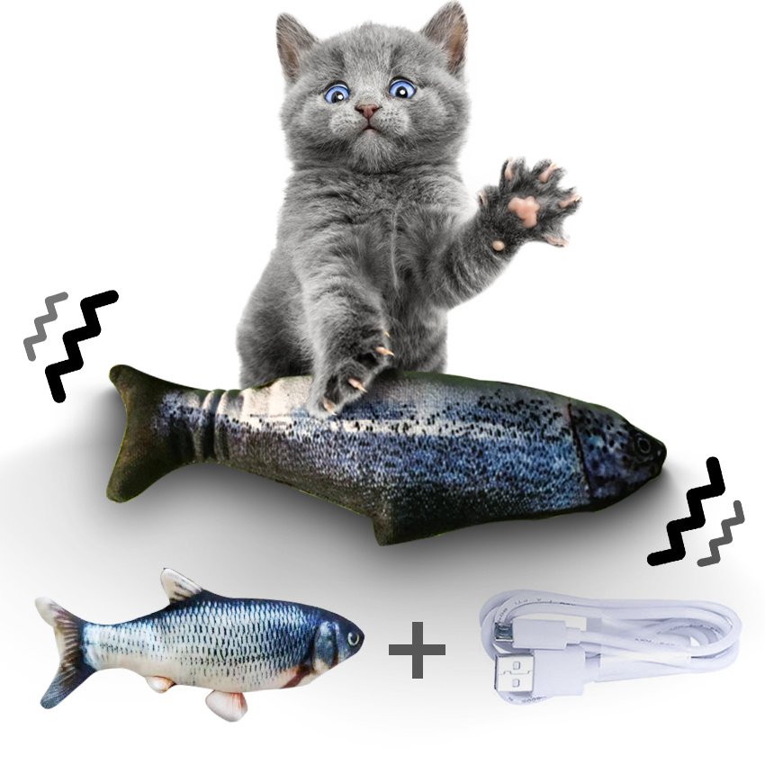 Without Cat Nip Version - Electric Jumping Fish Simulation Electric Fish Toy - Image 10