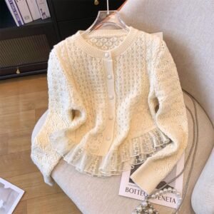Western Style Knitted Cardigan For Women