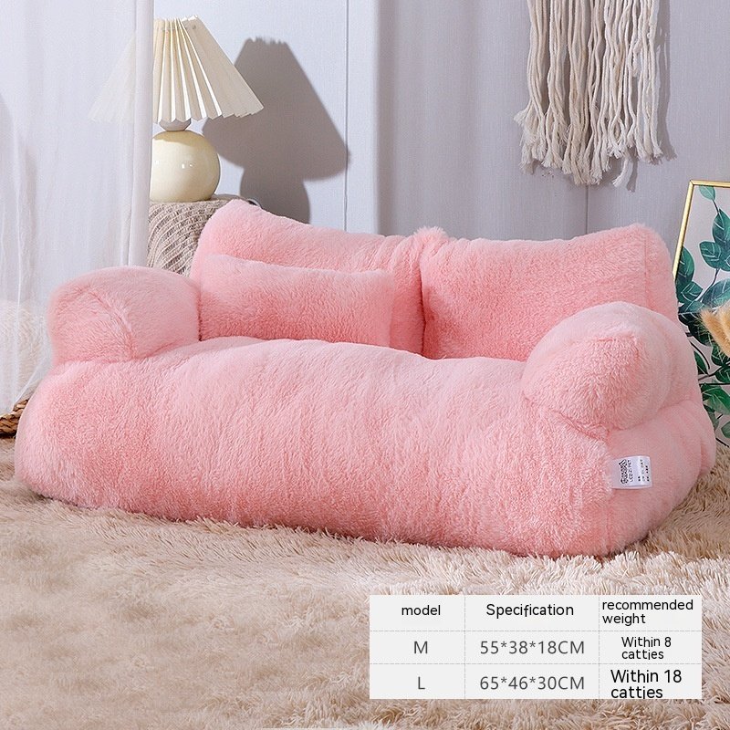 Luxury Cat Bed Sofa Winter Warm Cat Nest Pet Bed For Small Medium Dogs Cats Comfortable Plush Puppy Bed Pet Supplies - Image 10