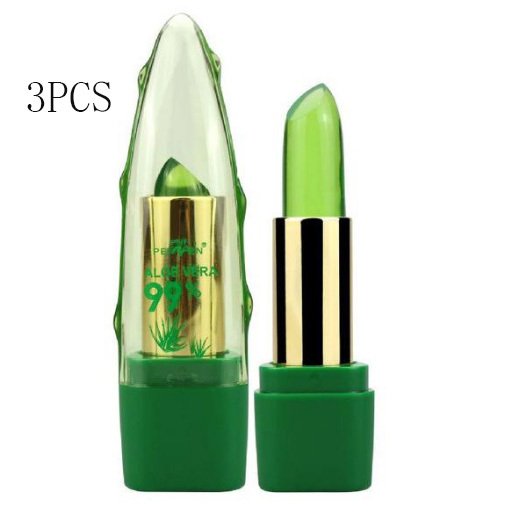 Aloe Vera Gel Color Changing Lipstick Gloss  Moisturizer Anti-drying Desalination Fine-grain Lip Blam Care - Image 10