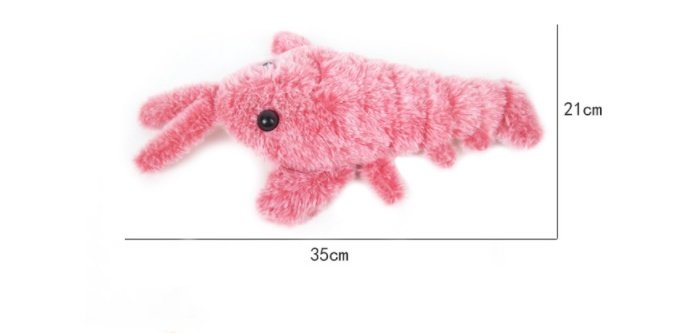 Pet Toys Electric Jumping Shrimp USB Charging Simulation Lobster Funny Cat Plush Pets Toy - Image 9