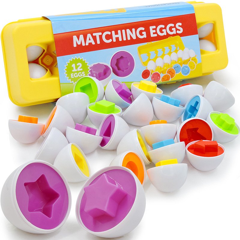 Baby Learning Educational Toy Smart Egg Toy Games Shape Matching Sorters Toys Montessori Eggs Toys For Kids Children - Image 3
