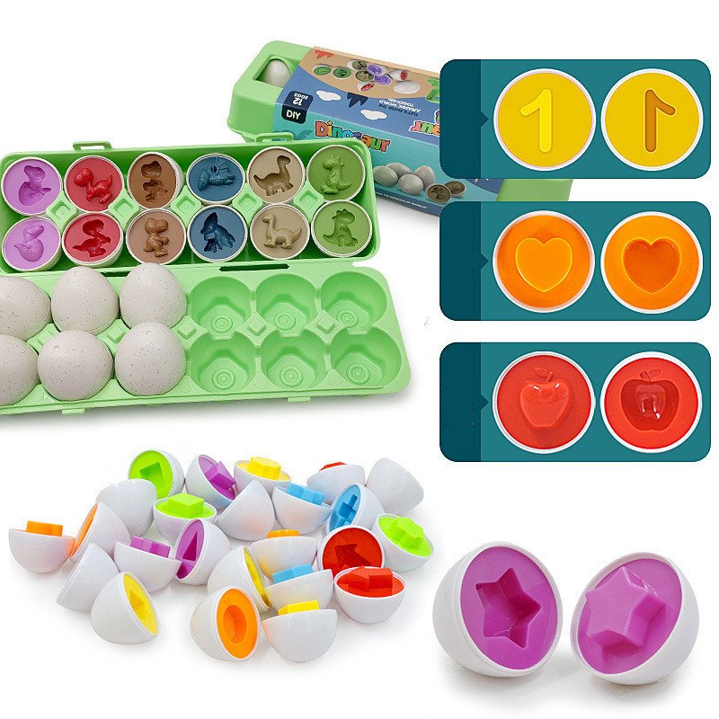 Baby Learning Educational Toy Smart Egg Toy Games Shape Matching Sorters Toys Montessori Eggs Toys For Kids Children - Image 7